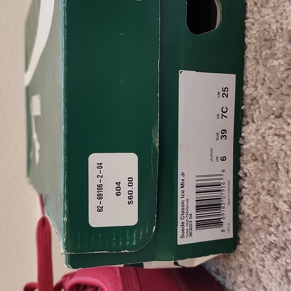 PUMA Suede Classic Ice Mix Jr, pre-owned - Picture 8 of 9